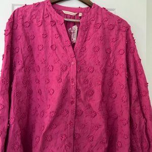 Soft Surroundings Sunny Day Blouse Size L
